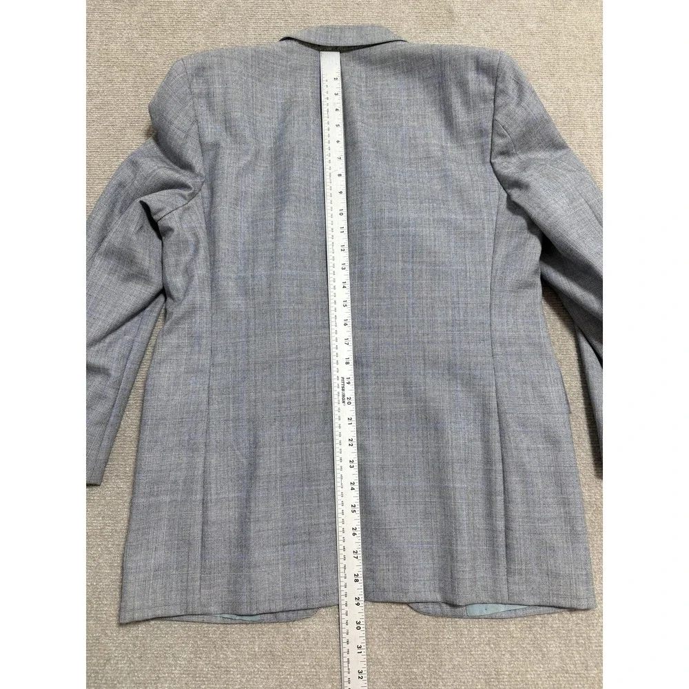 Vintage Anderson Little Suit Mens Medium Gray Wool Plaid 2 Piece Made USA 70s‎